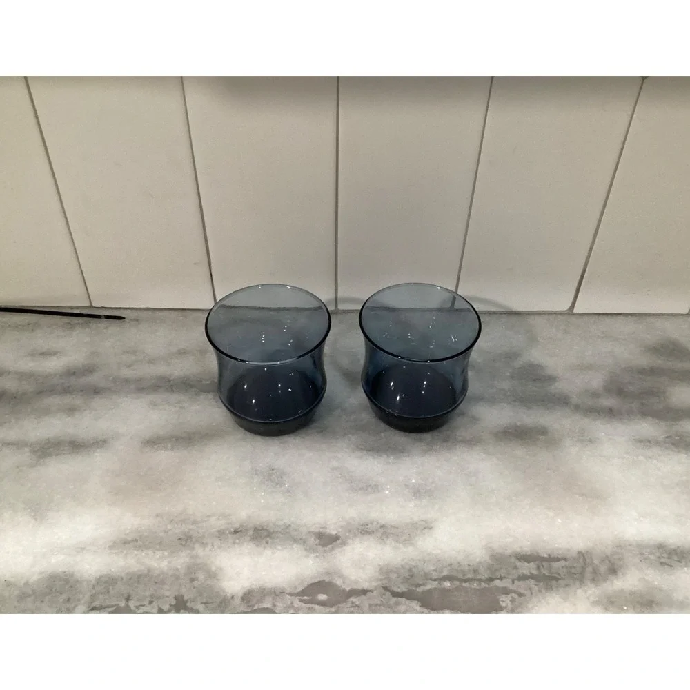 Vintage Libbey Apollo Dusky Blue Small 3